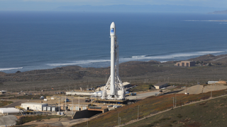 Watch as SpaceX Launches a New Ocean Satellite and Attempts a Barge Landing